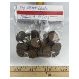 100 WHEAT CENTS 1940