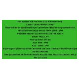 GOOD LUCK AND HAPPY BIDDING!!!