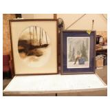 2 FRAMED PICTURES, MADELEIN BLADOW