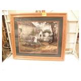 FRAMED PICTURE, HUMPHRIES, 28" X 24"