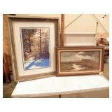 2 FRAMED PICTURES, KAY JAURON, SMITH 2/50