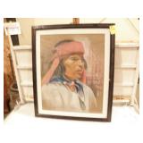 FRAMED MANUEL CASTRUILAH, MEXICO PICTURE