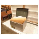 METAL CASE W/ ENVELOPES