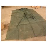 WALL TENT TOP? TARP, AROUND 99" X 142"