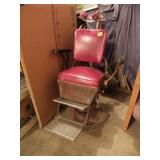 VINTAGE BARBER/DENTIST CHAIR, VERY HEAVY