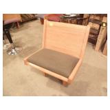 SMALL CHURCH PEW, 32 1/2" T X 28 1/2" W X 19 1/4"W