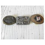 3 BELT BUCKLES