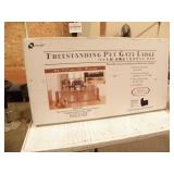 LARGE FREE STANDING PET GATE NEW IN BOX