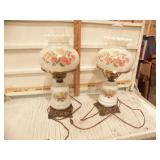 PAIR OF ELECTRIC LAMPS