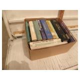 BOX OF MISC BOOKS, NORA ROBERTS, HERB BOOK