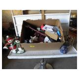 BOX OF CHRISTMAS DECORATIONS
