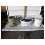 2 CROCK POTS, RIVAL MIXER?