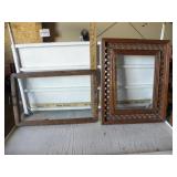 GLASS SERVING TRAY, PICTURE FRAME