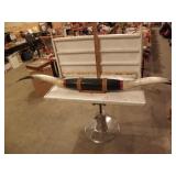 LARGE SET OF HORNS, 68" L