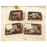 4 AIR SOFT PISTOLS, 1 P.118, 3 JC-O1