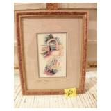 FRAMED BRIAN MORGER "ARCH IN THE PARK"