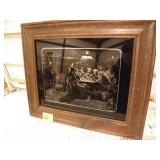 FRAMED FREDERIC REMINGTON ART ON FOIL