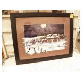 FRAMED ANDREA PIERCE ART, 27 1/4" X 21 1/4"