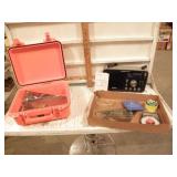 ETON FIELD RADIO, MASURING TOOLS, PELICAN BOX