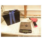 PAPER SHREDDER, DIGITAL SCALE, TAPE GUN, LUPE