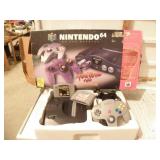 NINTENDO 64 IN BOX, 1 CONTROLLER
