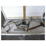 HAND DRILLS, CHISLES, SLEDGE HAMMER