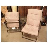 2 FOLDING LAWN CHAIRS