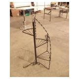IRON SPIRAL PLANT STAND, 41" T