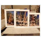 SEVERAL PRINTS OF TREES AND LANDSCAPE