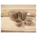 4 PC CANISTER SET