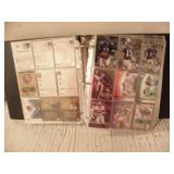 LARGE BINDER FULL OF FOOTBALL CARDS