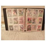 BINDER FULL OF FOOTBALL CARDS