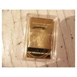 1 TROY OZ 100 MILS .999 FINE GOLD CLAD