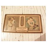 ADVERTISING THERMOMETER, GARFIELD GROCERY & MEAT