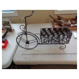 METAL BIKE WALL PLANTER