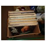 BOX OF 33 RPM RECORDS