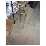 PLANT STAND W GLASS SHELVES