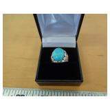 STERLING SILVER RING APPROX SZ 7