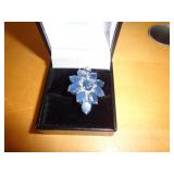 STERLING SILVER RING APPROX SZ 7