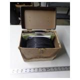 LOT OF 45RPM RECORDS IN CASE