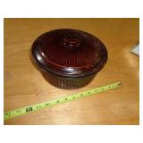 POTTERY COVERED DISH