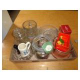 LOT OF MISC GLASSWARE
