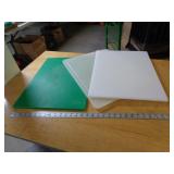 3 - PLASTIC CUTTING BOARDS