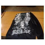 SMALL SZ BLACK SKULL JACKET