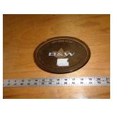 BROWN & WILLIAMS TOBACCO PLATE