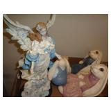 BOX OF RABBIT FIGURES & MISC