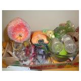 LOT OF MISC GLASSWARE