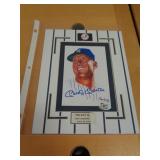 MICKEY MANTLE 8"X10" W / CERT