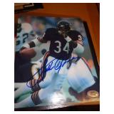 WALTER PAYTON 8"X10" W / CERT