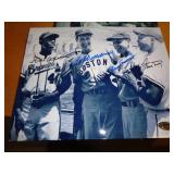 AARON / WILLIAMS / MUSIAL / MAYS 8"X10" W / CERT
